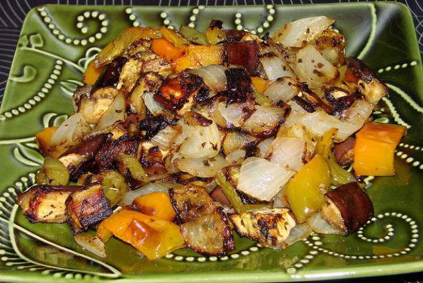 Roasted Mediterranean Vegetables. Photo by Boomette