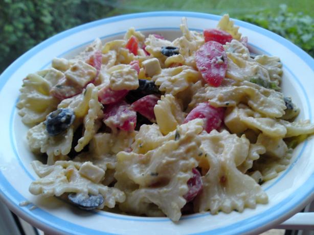 Penne Mediterranean Delight Salad - Diabetic Friendly. Photo by Shuzbud