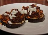 Eggplant With Lamb and Pine Nuts