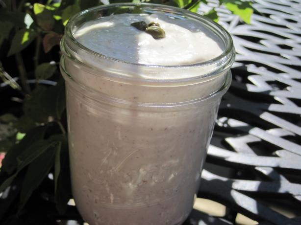 Caesar Salad Dressing - Vegan. Photo by magpie diner