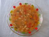 Greek Fasolatha (Navy Bean Soup). Photo by Mami J