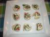 Greek Salad Pinwheel Party Appetizer. Recipe by ChefDLH