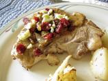 Veal Chops With Carmelized Onion and Stilton Sauce