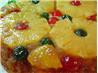 Pineapple Upside-Down Cake in Iron Skillet