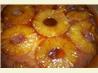 Pineapple Upside-Down Cake in Iron Skillet