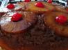 Pineapple Upside-Down Cake in Iron Skillet