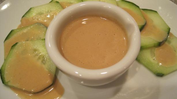 Lemon Tahini Salad Dressing. Photo by magpie diner