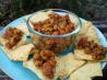 Pita Chips Filled With Spiced Lentils. Recipe by Boomette