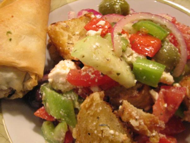 Spinach, Feta, and Sun-Dried Tomato Phyllo Triangles. Photo by Galley Wench