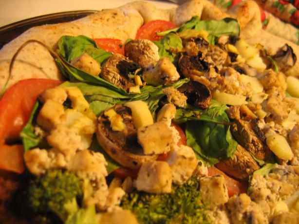 Mediterranean Pizza. Photo by White Rose Child