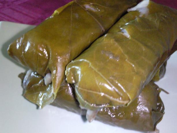Stuffed Grape Leaves - Warak Einab. Photo by Coasty