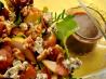 Gorgonzola Pear Salad With Merlot Shallot Dressing. Recipe by FolkDiva