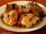Pollo En Salsa De Almendra ( Chicken in Almond Sauce). Photo by Brian Holley