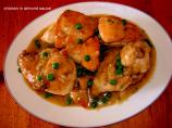 Pollo En Salsa De Almendra ( Chicken in Almond Sauce)