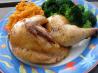 Cornish Game Hens With Peach Glaze. Recipe by Barb Gertz
