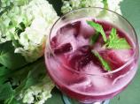 Blueberry Lemonade With Lemon Verbena and Ginger
