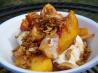 Bobby Flay's Grilled Peach Cobbler a La Mode. Recipe by Wish I Could Cook