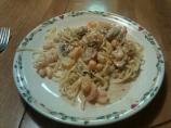 Creamy Shrimp Marsala Linguine