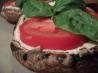 Portabella Pizza (Raw Foods). Photo by Mindelicious