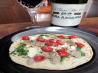 Artichoke Flatbread Grilled. Recipe by Enjolinfam