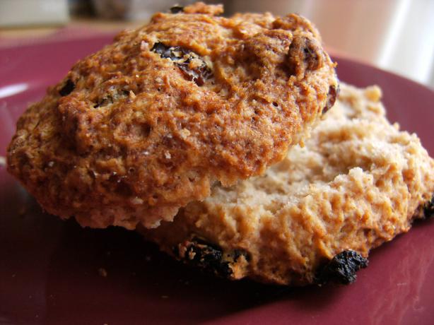 Cherry Almond Mini Scones (Vegan). Photo by Lalaloula