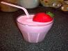 Strawberries and Cream Milkshakes. Recipe by alligirl