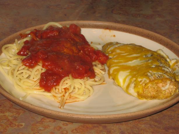 Oven Baked Chicken Parmesan. Photo by Chef #938665