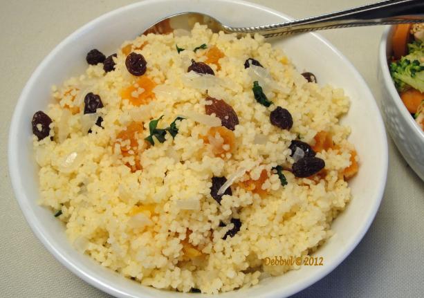 Fruited Israeli Couscous. Photo by Debbwl