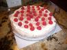 Chocolate Pavlova With Raspberries and Cream