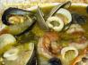 Mariscada En Salsa Verde  (Seafood Stew in Green Sauce). Recipe by threeovens