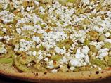 Potato, Goat Cheese and Green Onion Pizza
