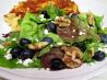 Simple Greens and Fruit Salad With Gorgonzola Cheese. Recipe by CookingBlues