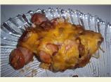 Chili+dog+casserole