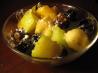 Chamomile, Honey, and Pear Glazed Fruit Salad