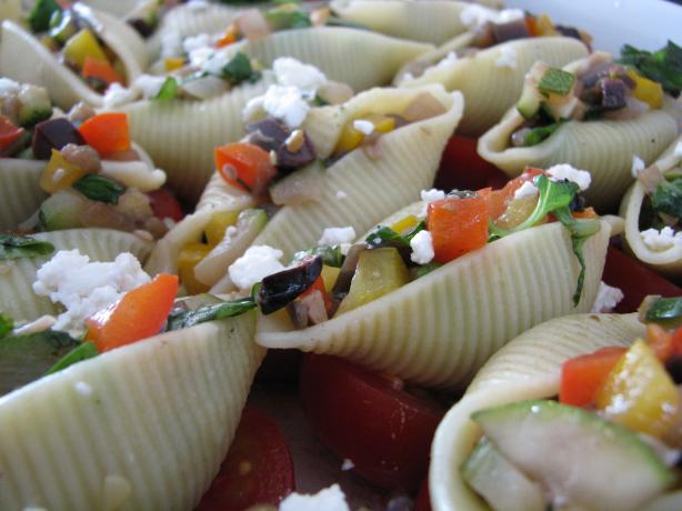 Conchiglioni Stuffed With Vegetables & Goat Milk Feta With B. Photo by IngridNL