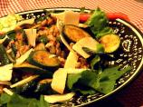 Zucchini, Walnut and Parmesan Salad