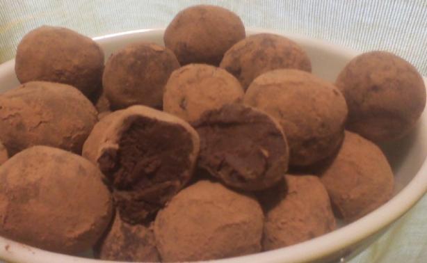 Dark Chocolate Red Wine Truffles. Photo by kitingles