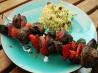 Marinated Veggie Beef Kabobs. Recipe by diner524
