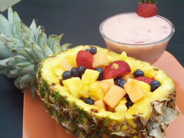 Fruit Salad in a Pineapple Boat. Photo by AZPARZYCH