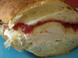Hot Turkey and Cranberry Sandwich Aka Turkey Gone Wild. Photo by mydesigirl