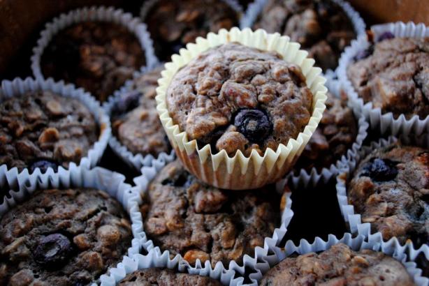 No-Flour No-Sugar Oat Walnut Fruit Muffins. Photo by Ungula