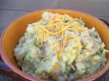 Smashed Potatoes and Broccoli