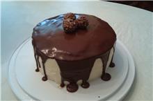 Paula Deen's Chocolate Ganache Cake. Photo by Okra Gal