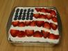 4th of July No Bake Cheesecake. Recipe by Miss Candiquik