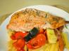 Salmon With Pasta. Recipe by ellie_