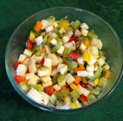 Mango, Jicama and Kiwi Salad. Photo by Camden Cook