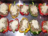 Yemista - Stuffed Peppers Cypriot Style. Photo by AskCy