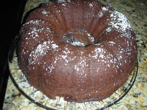 Kicked up Chocolate Chip Bundt Cake. Photo by JackieOhNo!