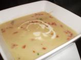 Potato Soup With Crispy Bacon