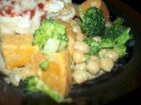 Steamed Sweet Potato, Broccoli, and Bean Salad